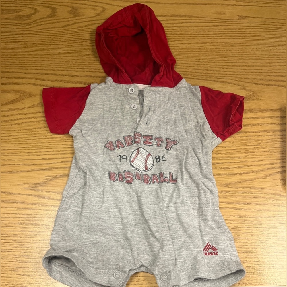 Varsity Baseball Onesie